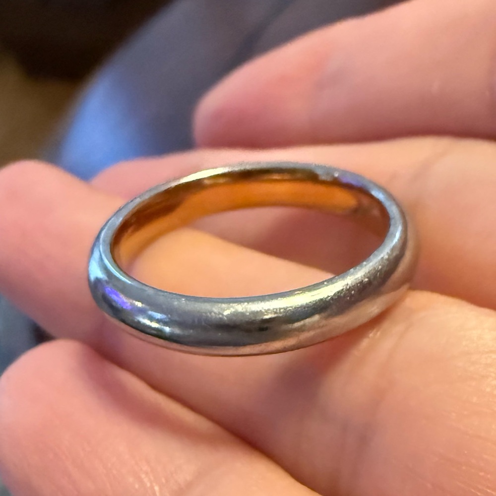 Signed Milor Italy Stainless Steel Ring